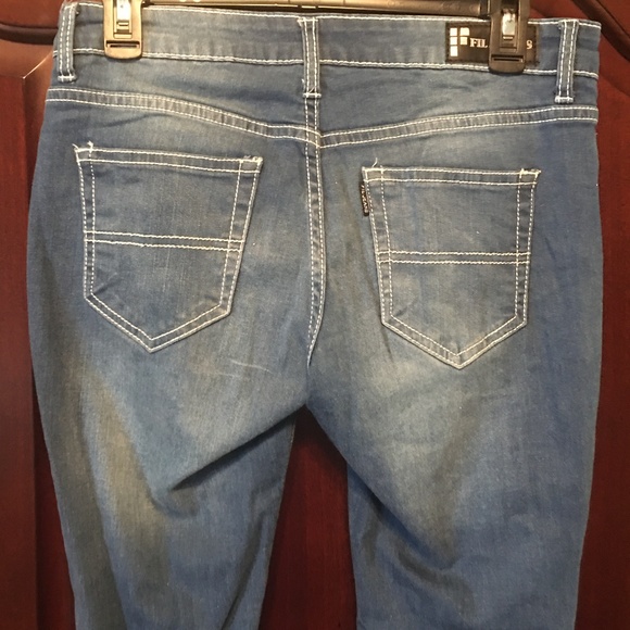 Fil Skinny Distressed Jeans - Size 9 - Picture 6 of 12